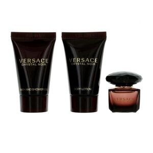 3 Piece Versace Crystal Noir Mini Set